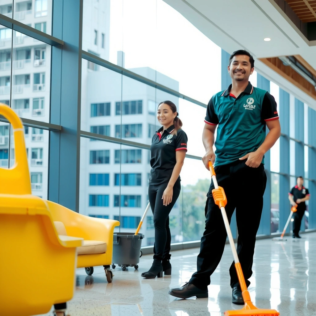 Professional cleaning team in Metro Manila